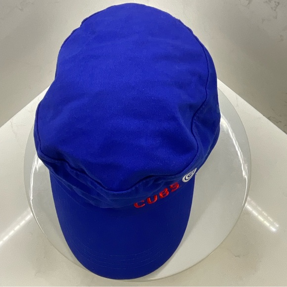 Chicago Cubs blue embroidered military cap hat - Picture 6 of 6